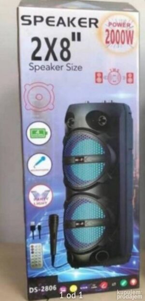 Bluetooth karaoke zvucnik DS 2806