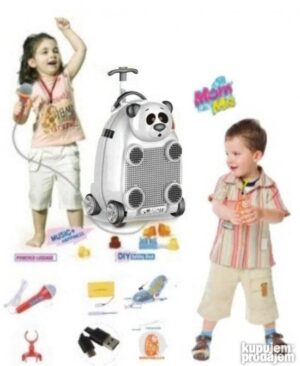 Bluetooth karaoke zvucnik za decu panda
