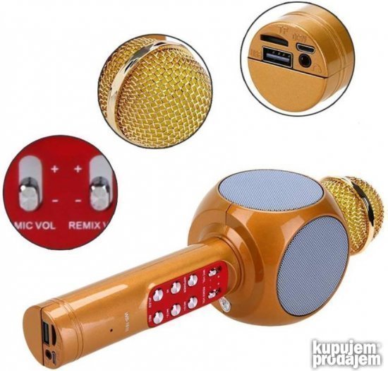 Bluetooth mikrofon karaoke WS 1816 - Slika 2