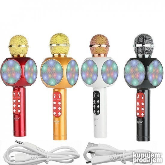 Bluetooth mikrofon karaoke WS 1816 - Slika 3