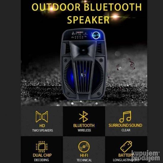 Bluetooth zvucnik CMiK MK B16 - Slika 5