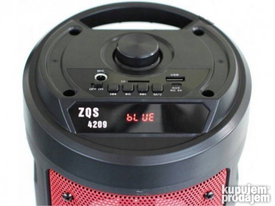 Bluetooth zvucnik ZQS4209 - Slika 5