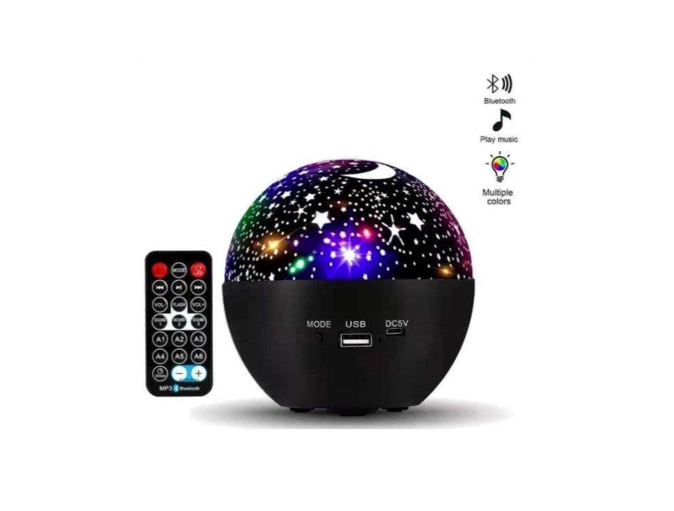 Bluetooth zvucnik led laser projektor zvezdano nebo - Slika 8