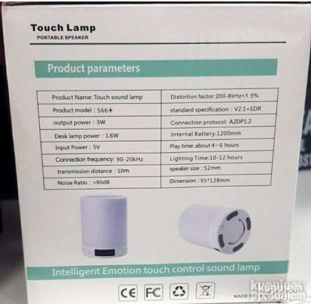 Blutut zvucnik Mini u obliku lampe zvucnik zvucnik Blutut