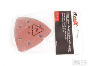 Brusni papir 3x90mm SET 12 kom Trouglasti