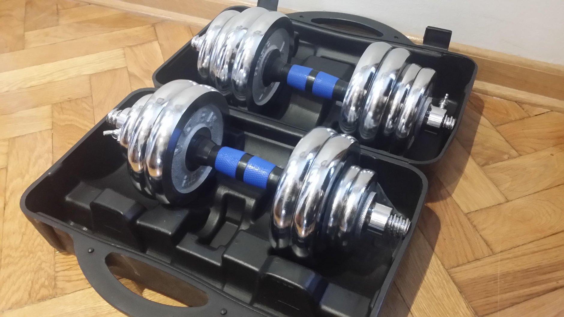 Bucice Tegovi set 20 kg u koferu sa spojnicom - Slika 5