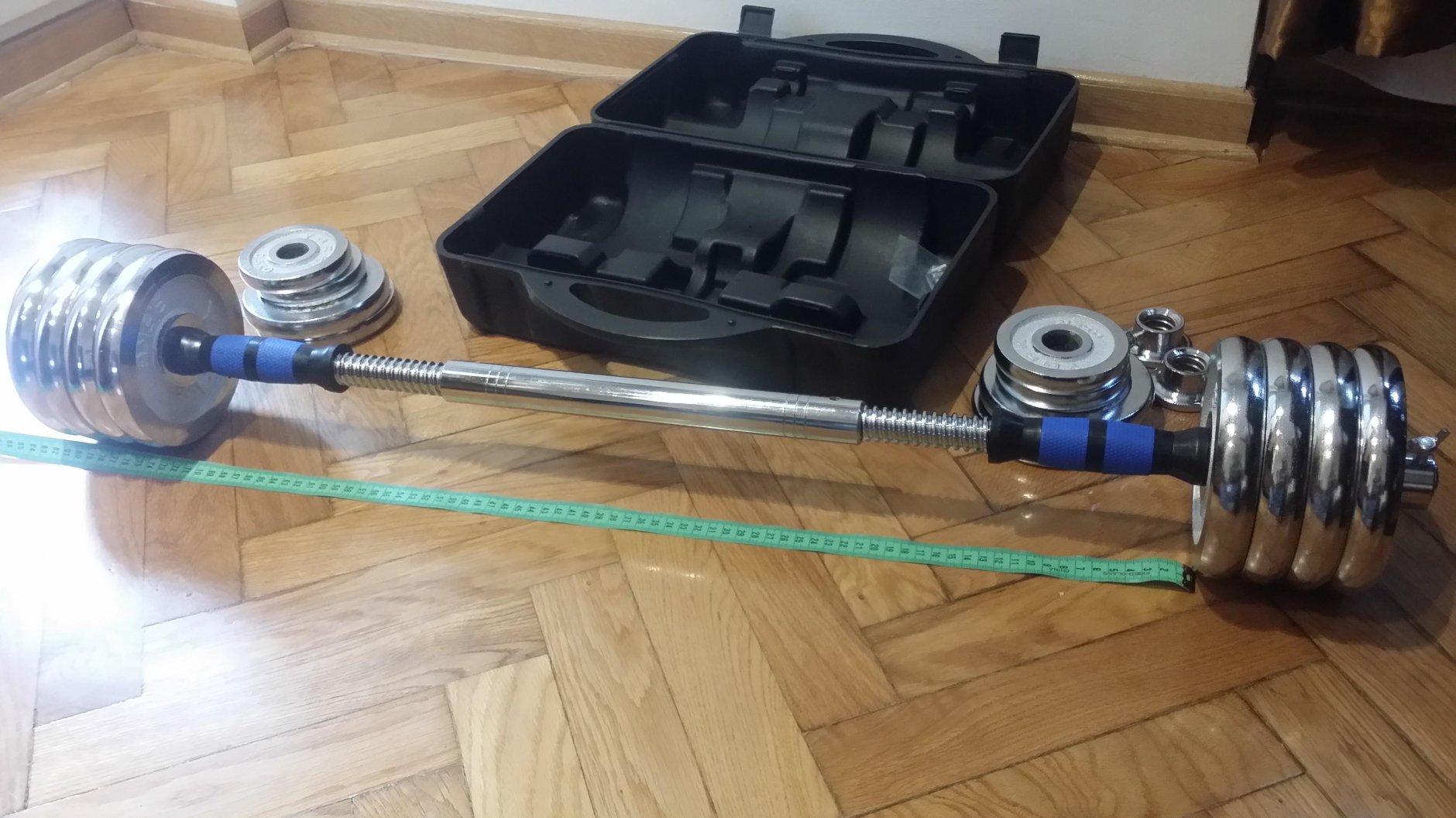 Bucice Tegovi set 30 kg u koferu sa spojnicom - Slika 5