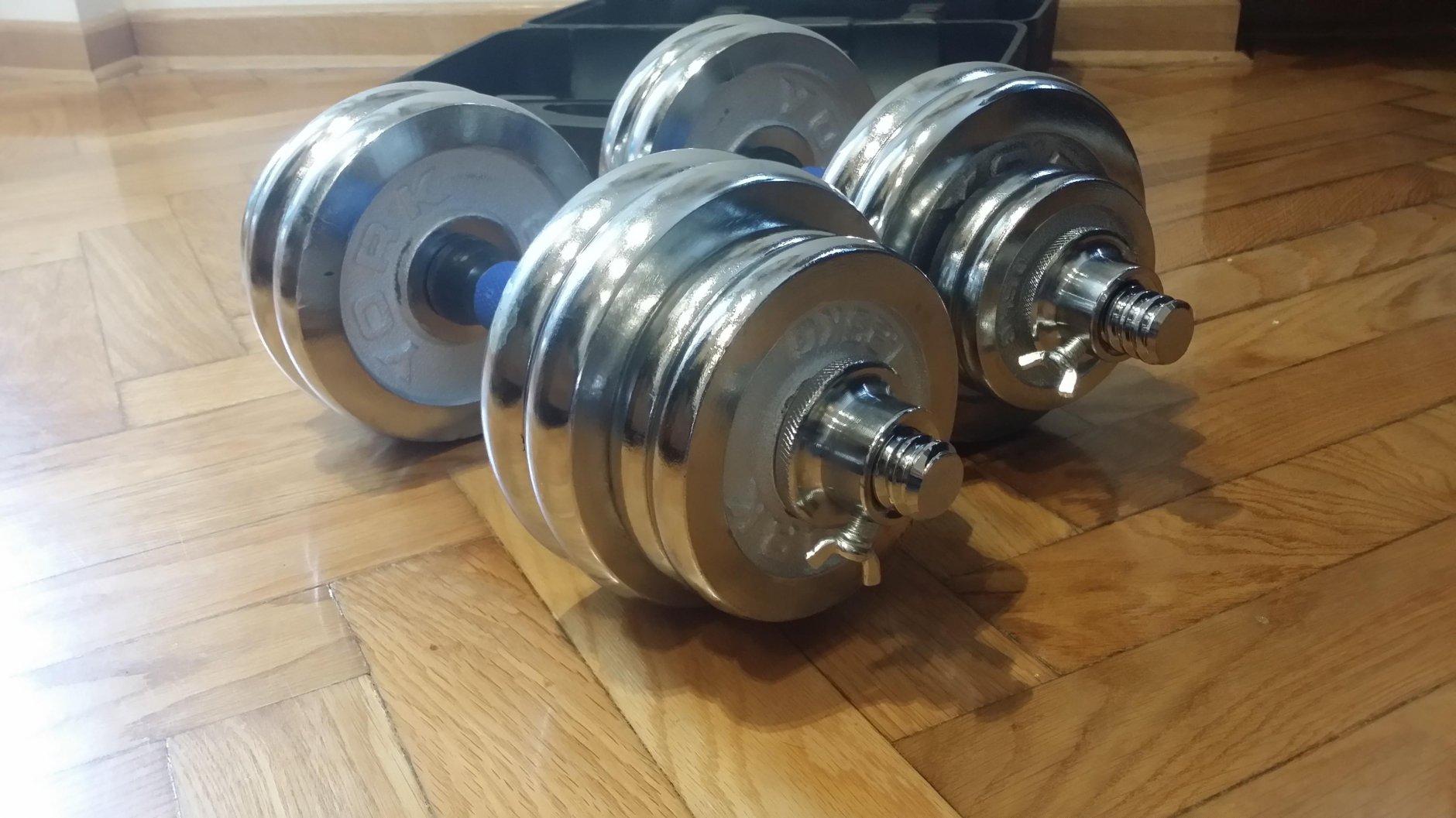 Bucice Tegovi set 50 kg u koferu sa spojnicom - Slika 3