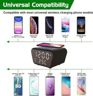Budilnik sa bezicnim punjenjem mobilnih uredaja Model AY 22