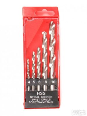 Burgije HSS G 5 komada set