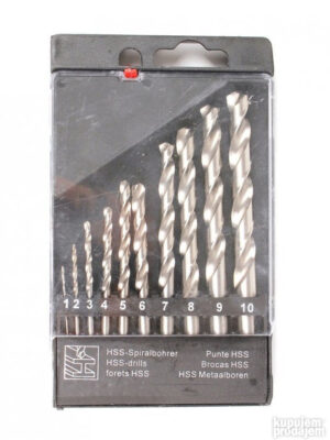 Burgije HSS G Set 10 komada