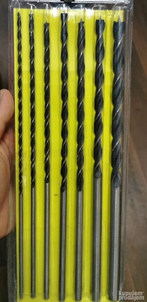 Burgije SET 7 kom 300mm 4 5 6 7 8 10 i 12 mm