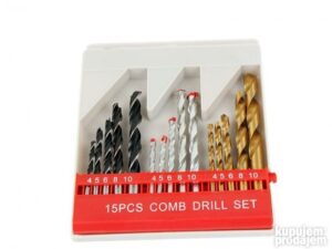 Burgije set 15 komada