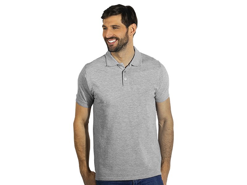 CARBON radna polo majica pepeljasta