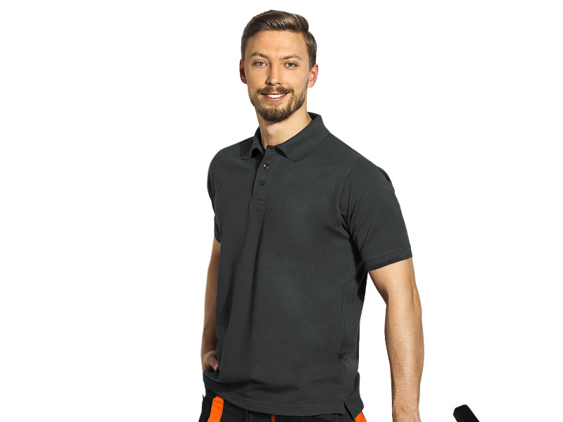 CARBON radna polo majica tamno siva