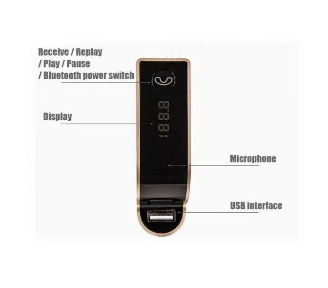 CARG 7 Bluetooth transmiter Fm transmiter 3u1 CARG 7 Bluetooth transmiter Fm transmiter 3u1 - Slika 6