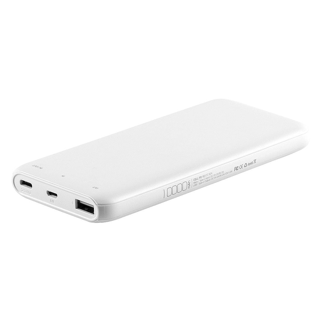 CELL PD 10 pomocna baterija 10000 mah bela
