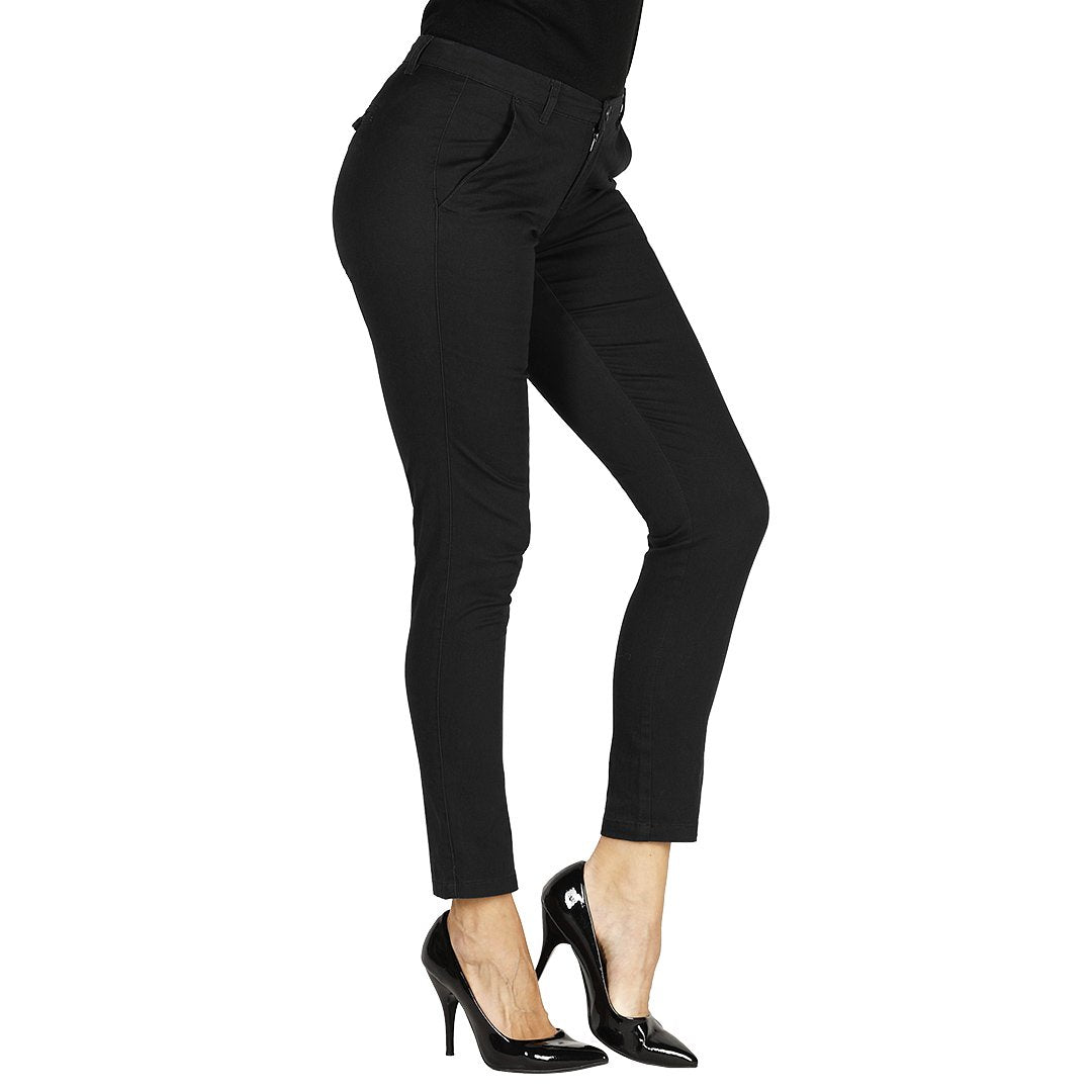 CHINO LADY zenske pantalone crne
