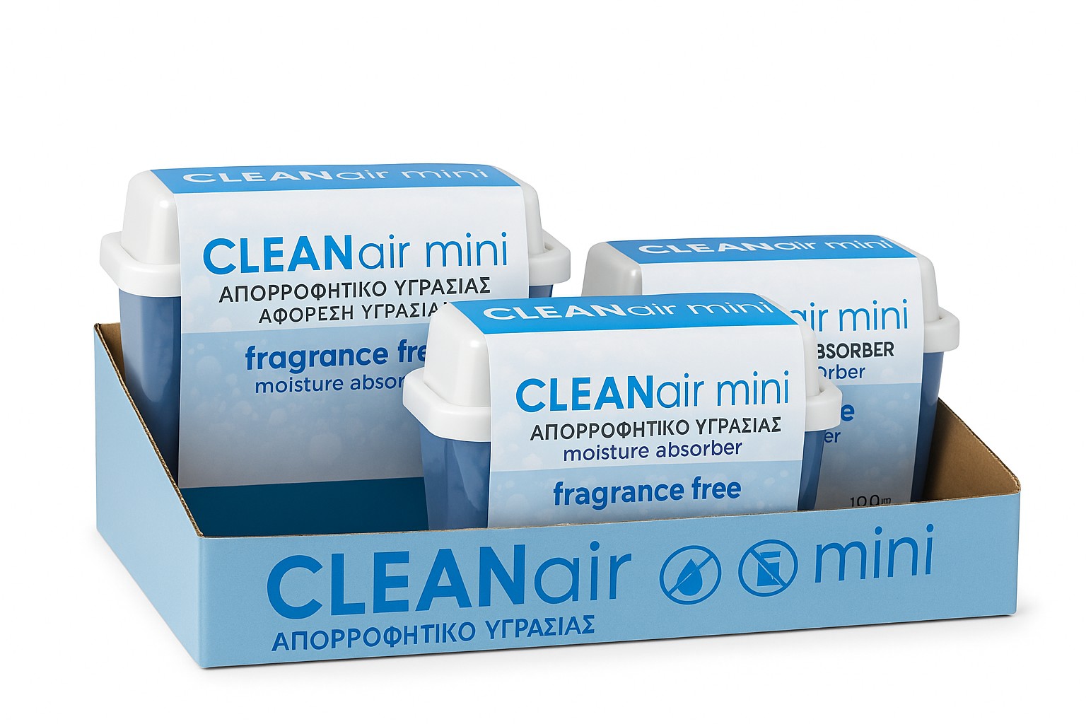 CLEANair Mini Odvlazivac Vazduha i Apsorber Vlage 1i 1 gratis