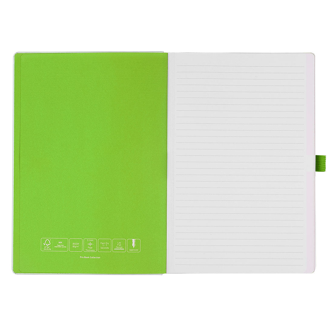 CODE WHITE notes a5 svetlo zeleni