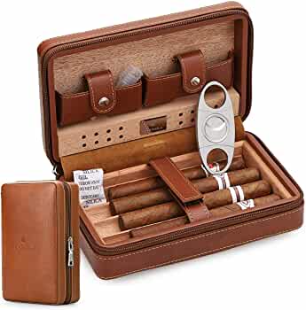 COHIBA kutija za tompuse putni kozni humirod Braon - Slika 3