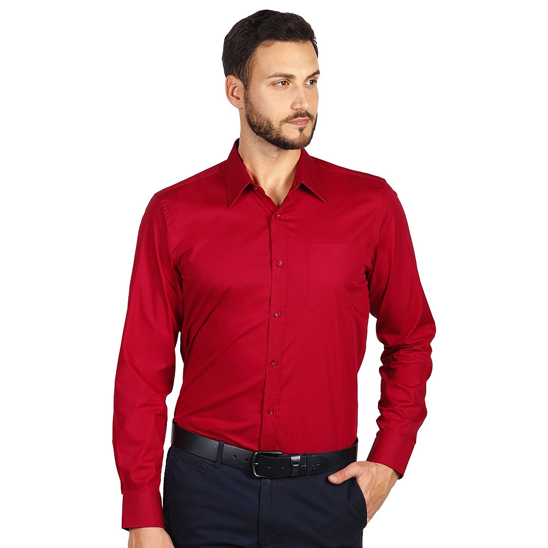 COMFORT LSL MEN muska kosulja dugih rukava crvena