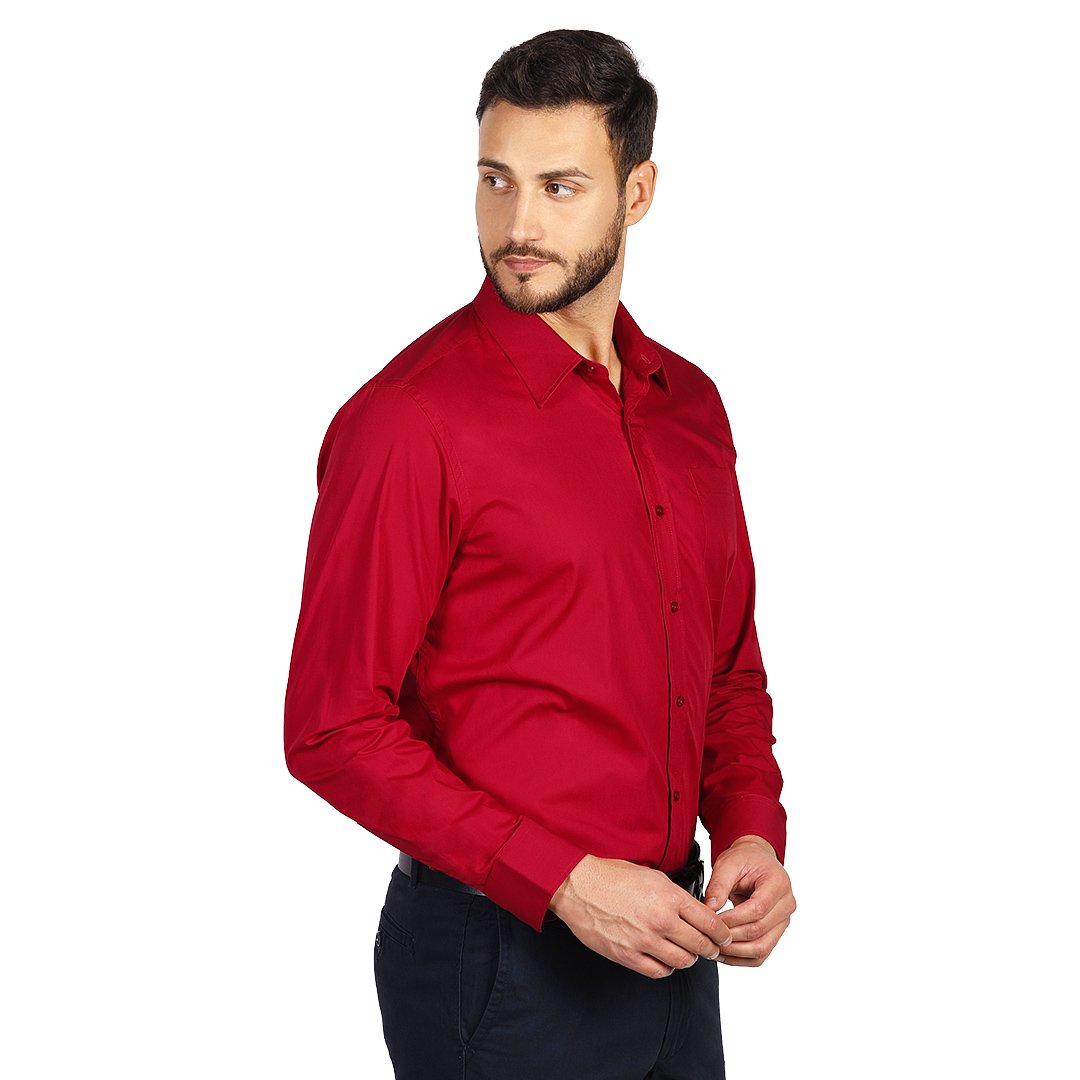 COMFORT LSL MEN muska kosulja dugih rukava crvena