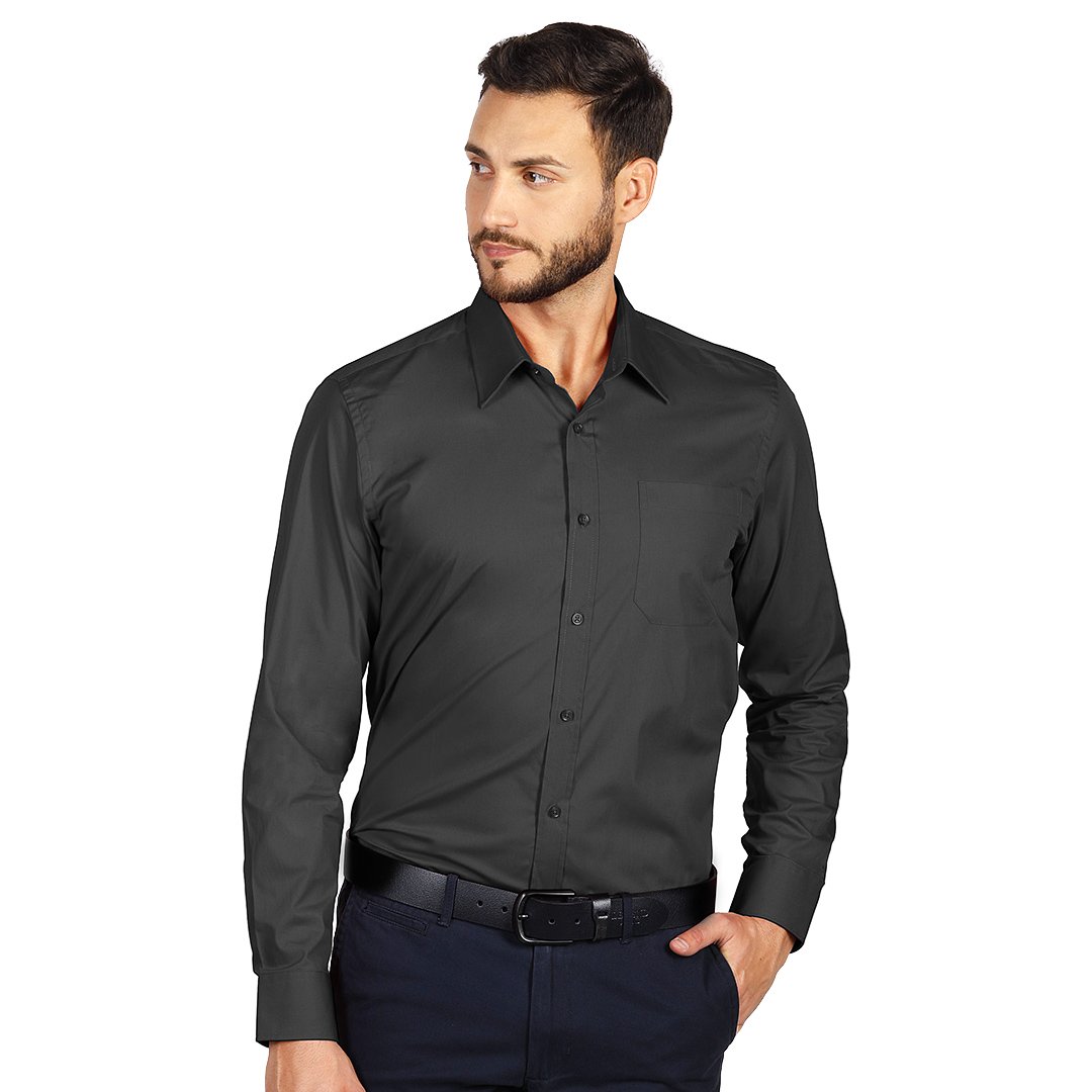 COMFORT LSL MEN muska kosulja dugih rukava tamno siva