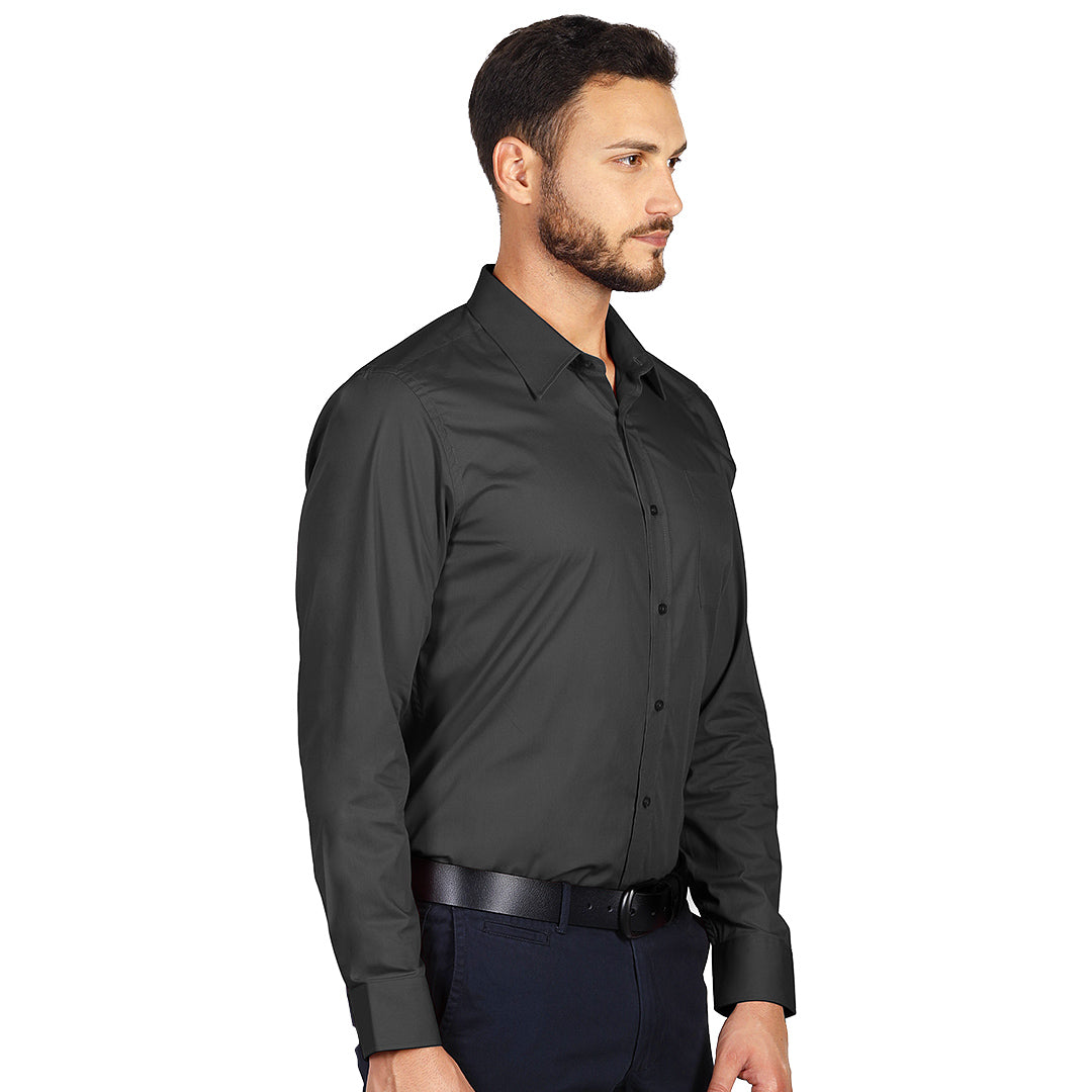 COMFORT LSL MEN muska kosulja dugih rukava tamno siva