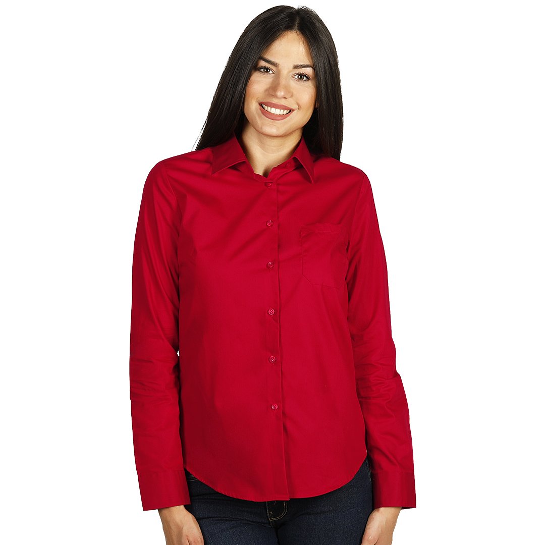 COMFORT LSL WOMEN zenska kosulja dugih rukava crvena