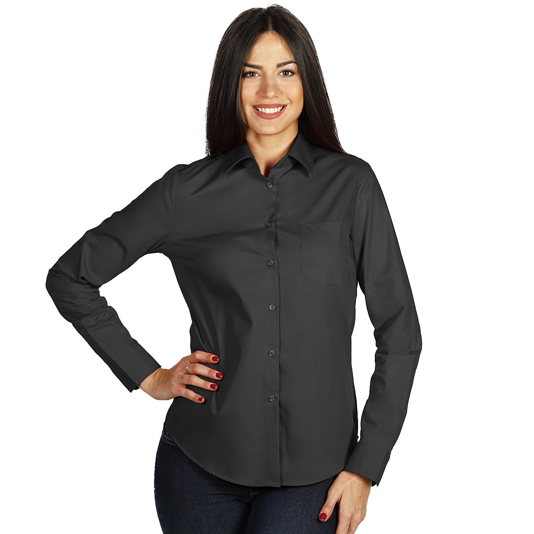 COMFORT LSL WOMEN zenska kosulja dugih rukava tamno siva