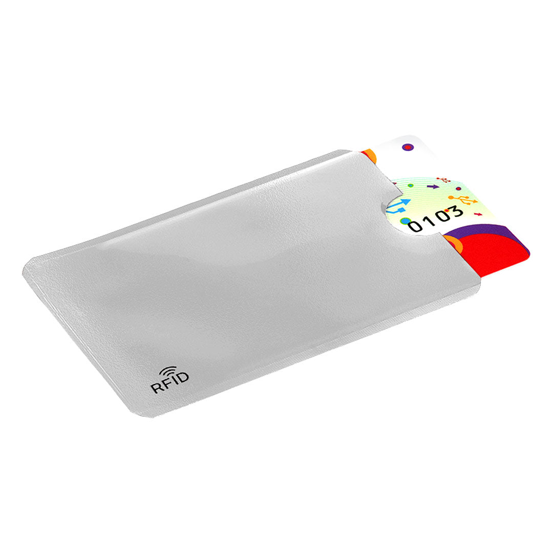 COVER drzac za kartice sa rfid zastitom srebrni