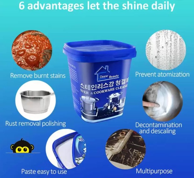 Carobno sredstvo za ciscenje posuda Pasta za uklanjanje tvrdokornih mrlja