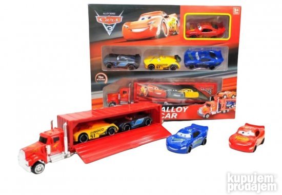 Cars 5u1 set sa metalnim auticima - Slika 4