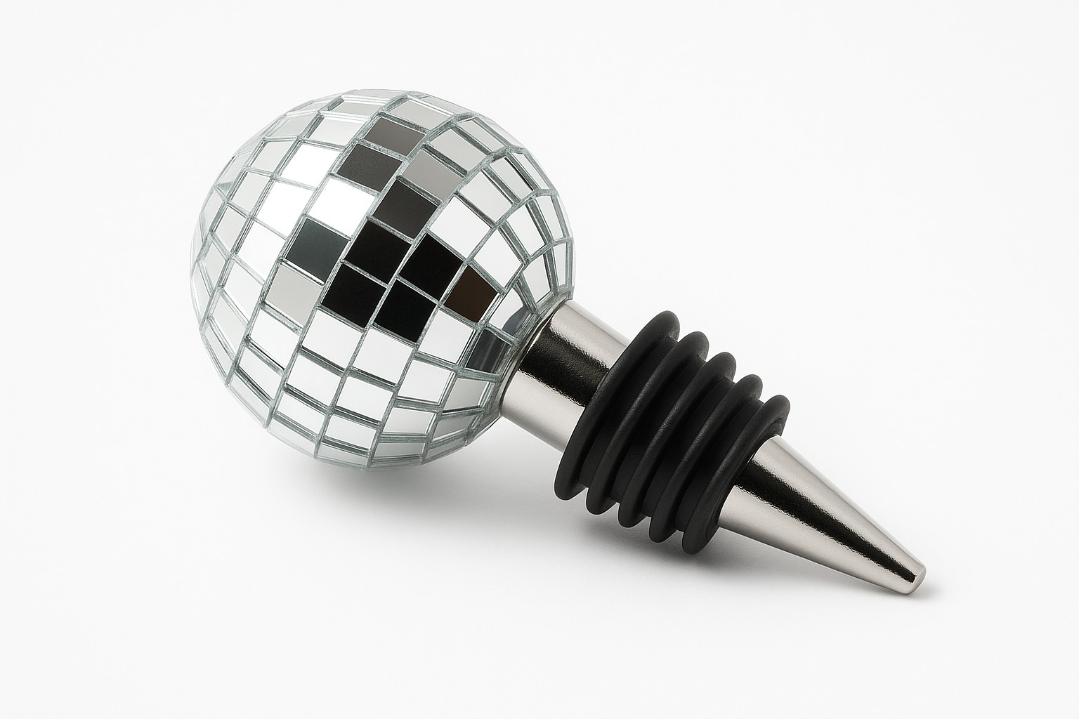 Cep za flasu sa disco kuglom Dekorativni zatvarac za vino 1i 1 gratis