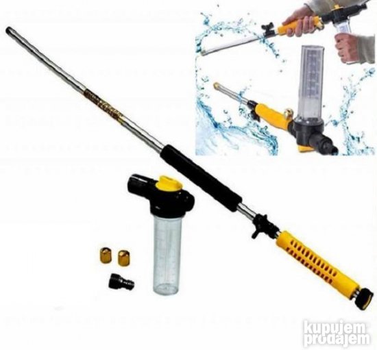 Cetka i prskalica za pranje water zoom mlaznica