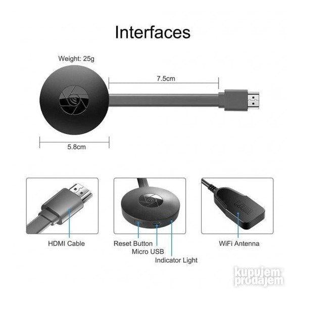 Chromecast na TV u gledate bilo sta sa mobinog telefona Chromecast na TV u gledate bilo sta sa mobinog telefona