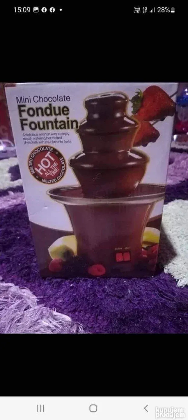 Cokoladna fontana na 3 nivoa - Slika 10