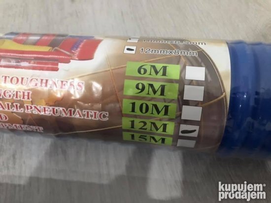 Crevo za kompresor 12m Pneumatsko crevo za kompresor