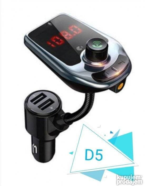 D5 Transmiter Bluetooth 5.0 Fm Hands free