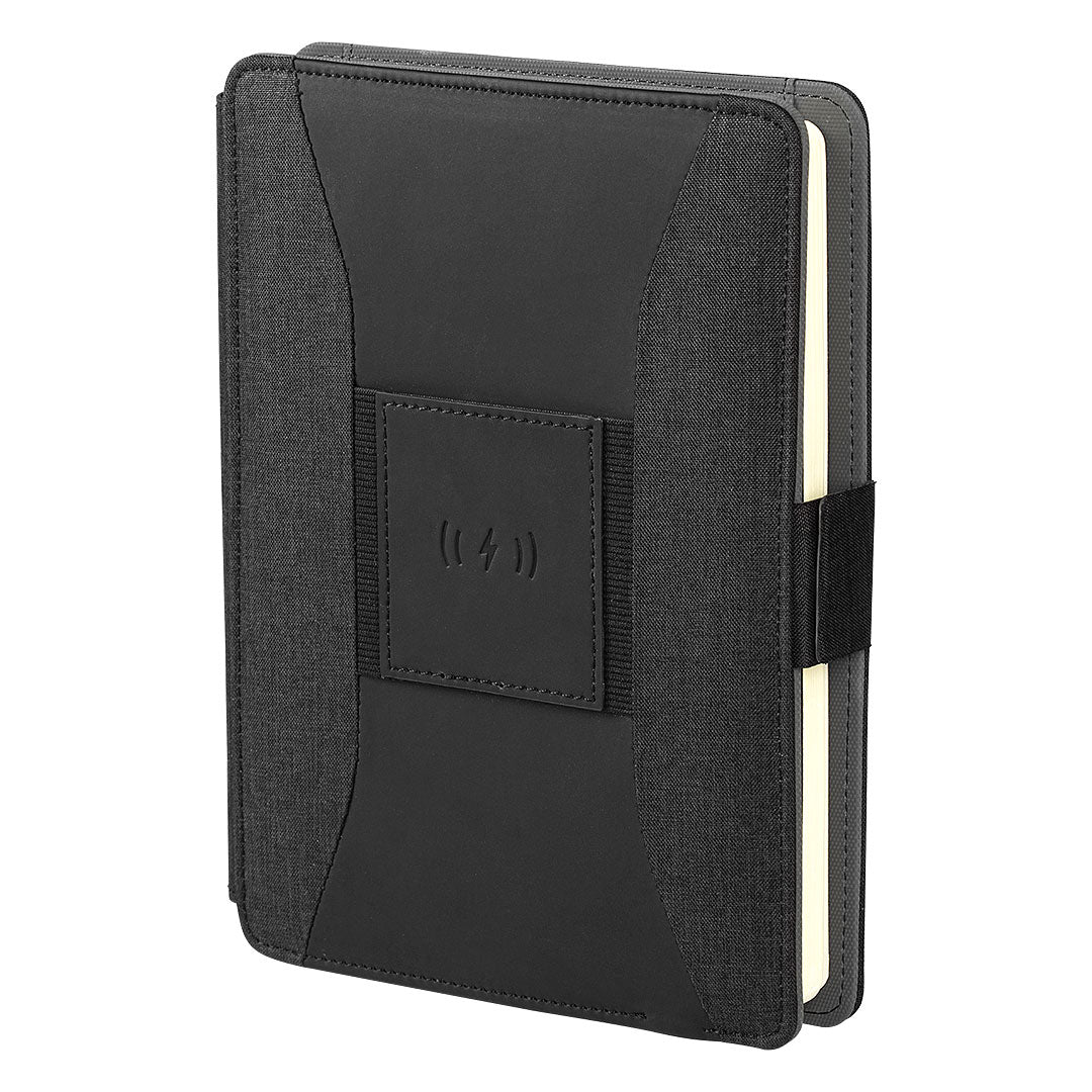 DARWIN portfolio sa notesom a5 i pomocnom baterijom 4000 mah crni