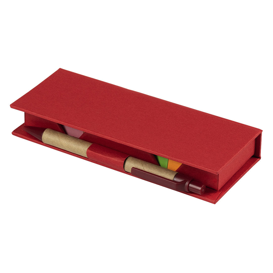 DECK set za beleske crveni