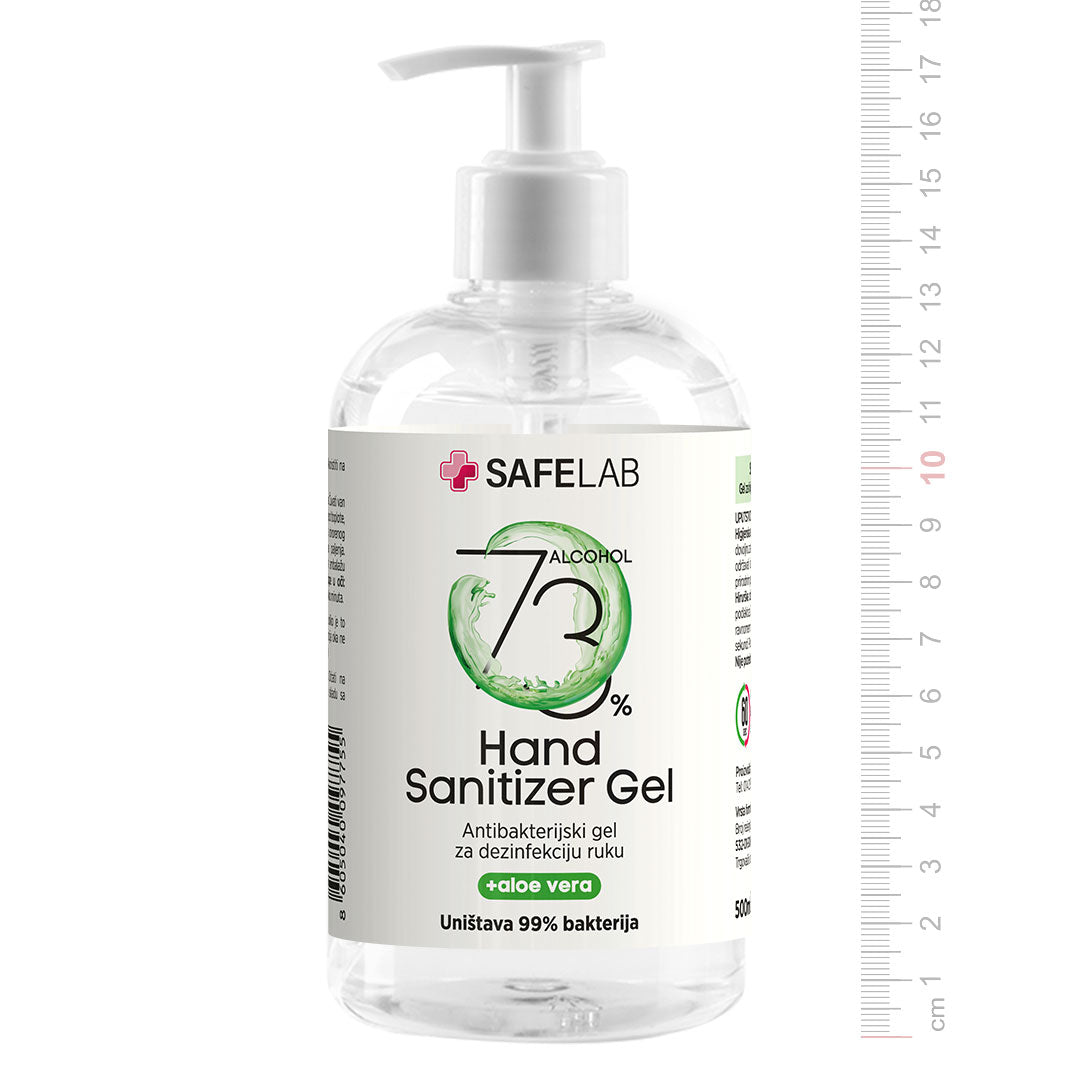 DEZ GEL 500L antibakterijski gel za dezinfekciju ruku 500 ml transparentni