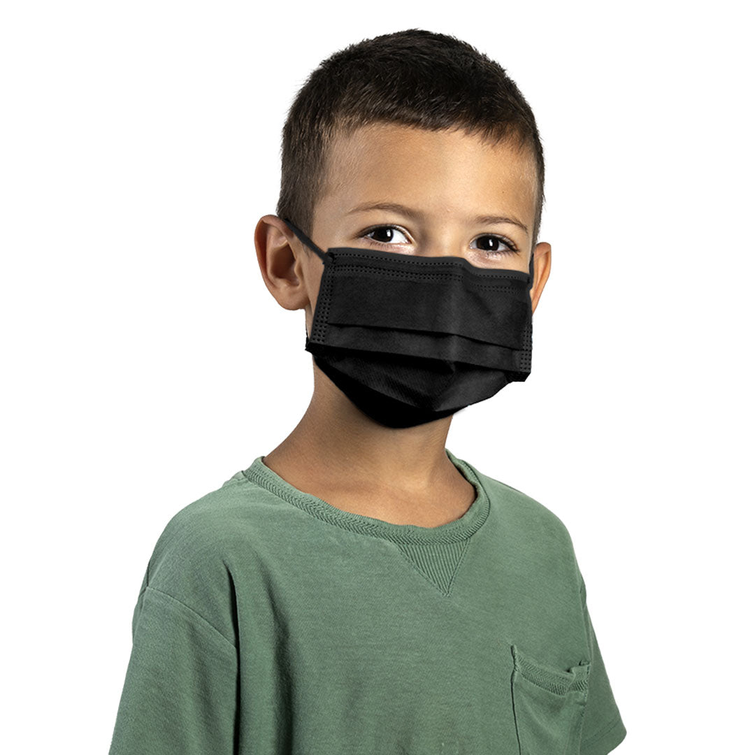 DFM KIDS 10 decja maska za jednokratnu upotrebu crna