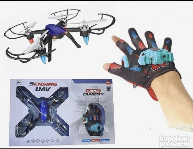DRON sa kamerom na Pokret ruke