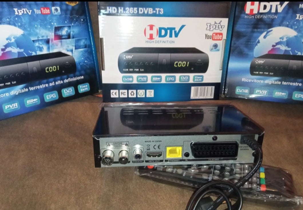 DVB T2 risiver za prijem digitalnih TV kanala DVB T2
