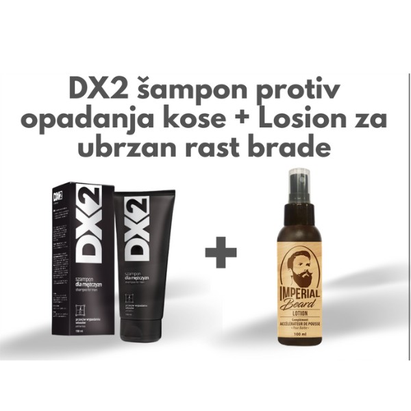 DX2 Sampon protiv opadanje kose i losion za rast brade