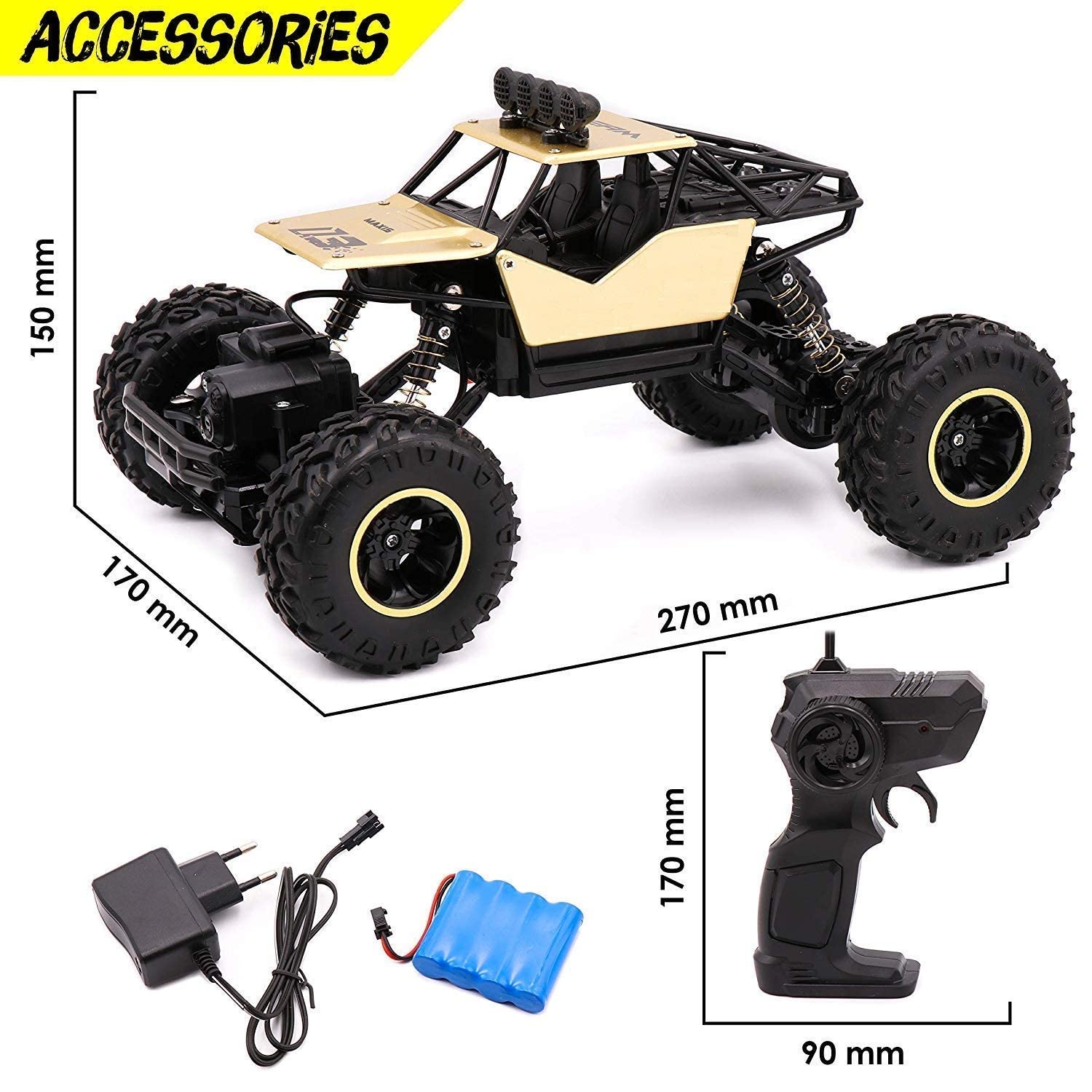 Daljinski upravljiv Rock Crawler Autic sa Pogonom na Cetiri Tocka