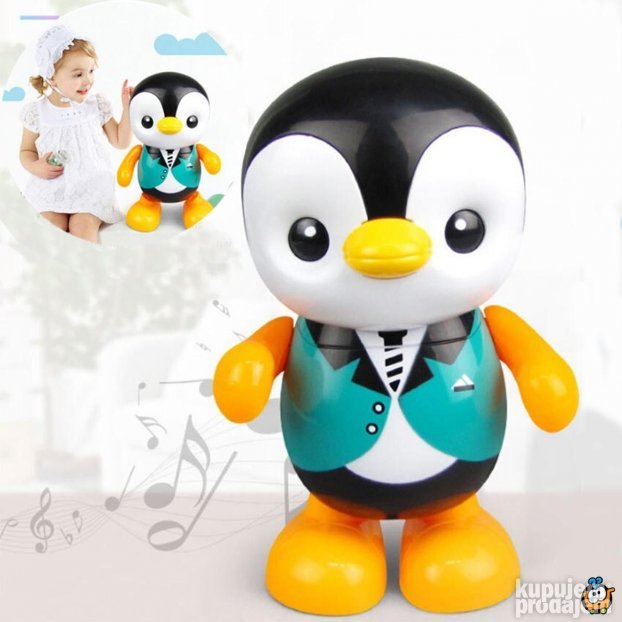 Dancing Penguin Plesajuci pingvin sa svetlosnim efektima