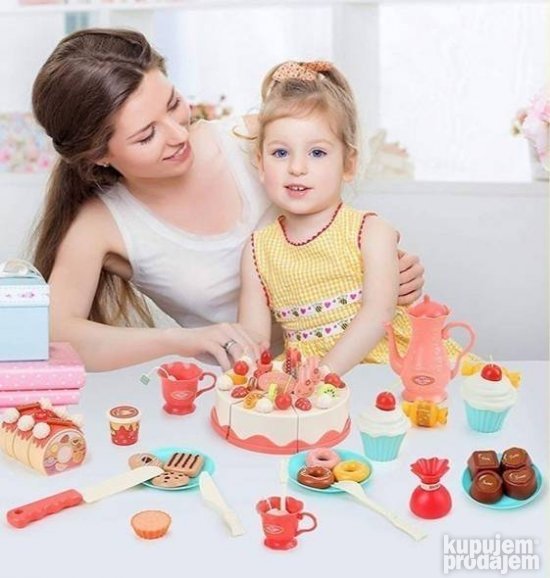 Decija vocna rodjendanska torta za decu set 82 dela - Slika 4